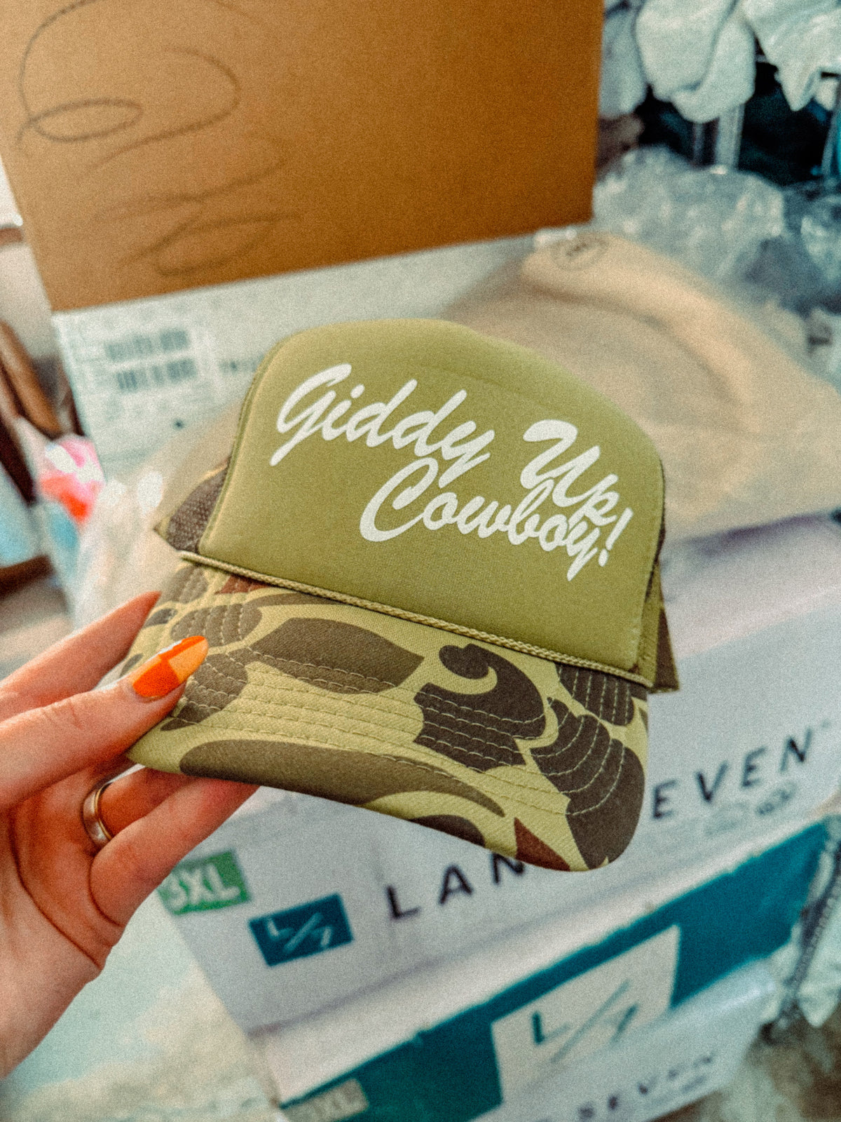 Giddy Up Cowboy! Western Trucker Hat