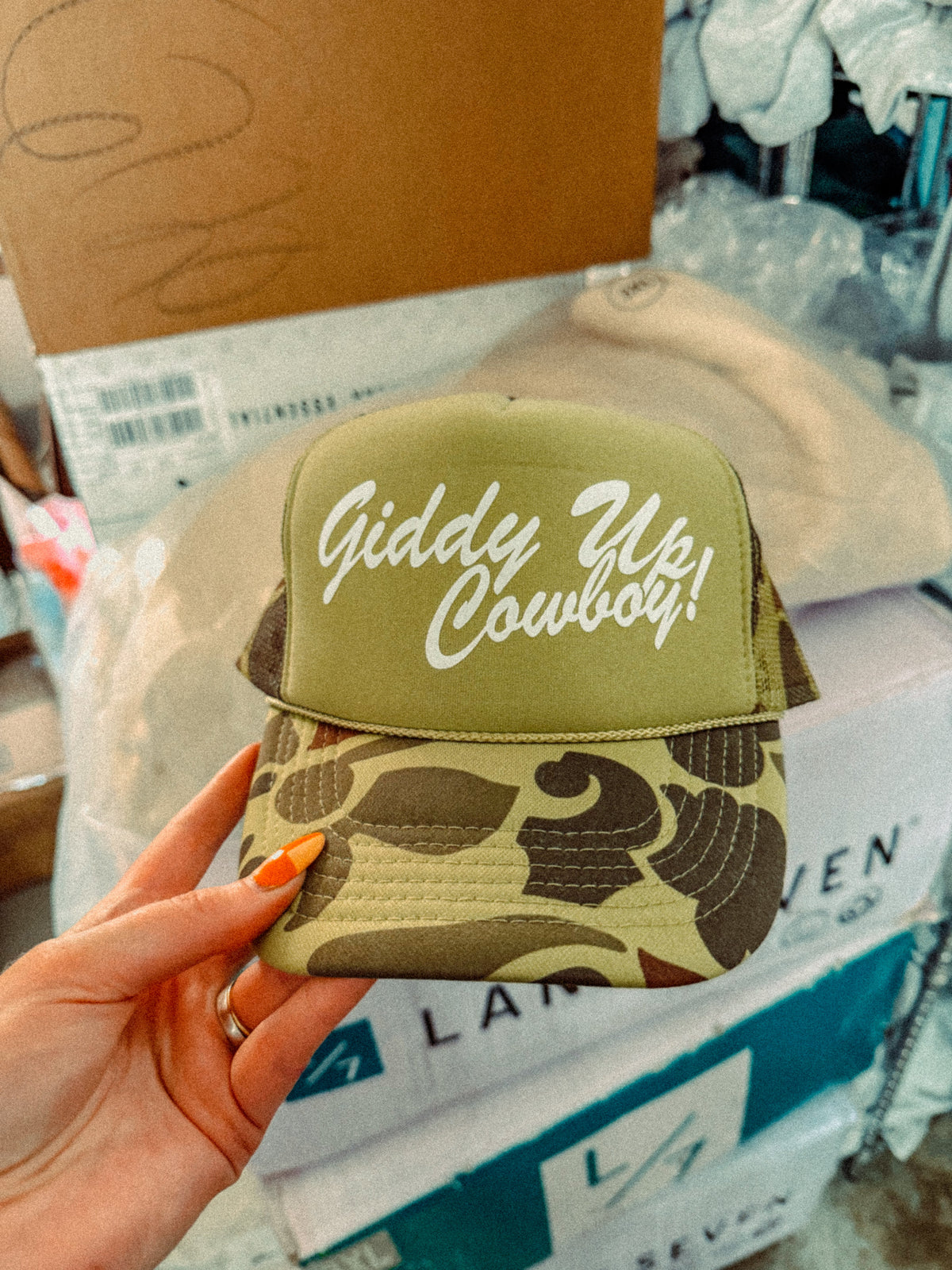 Giddy Up Cowboy! Western Trucker Hat